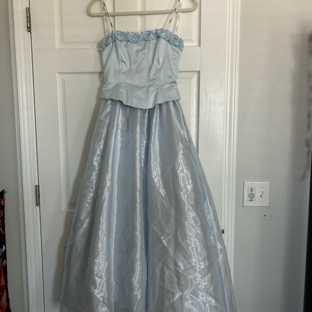 Roberta Bridal Sky Blue Kids Formal Dress